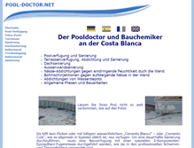Tablet Screenshot of pool-doctor.net
